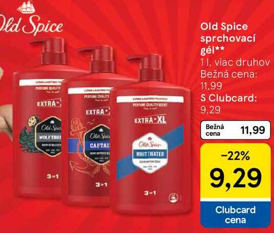 Old Spice sprchovací gél, 1 l