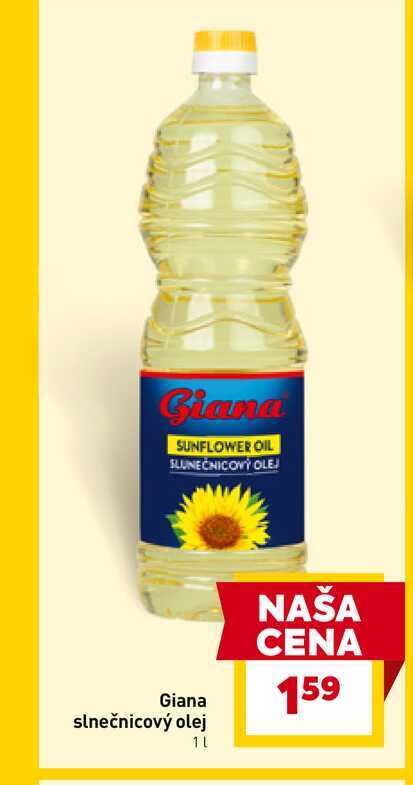 Giana slnečnicový olej 1l