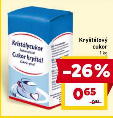 Cukor kryštál 1kg 