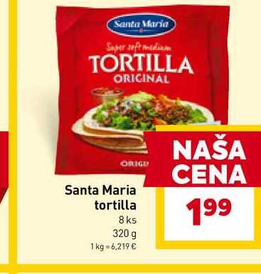 Santa Maria tortilla 8 ks 320 g 