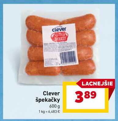 Clever špekačky 600 g 