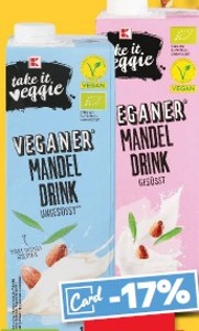 K-Take it veggie BIO Ovsený nápoj