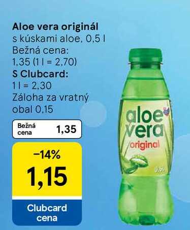Aloe vera originál, 0,5 l