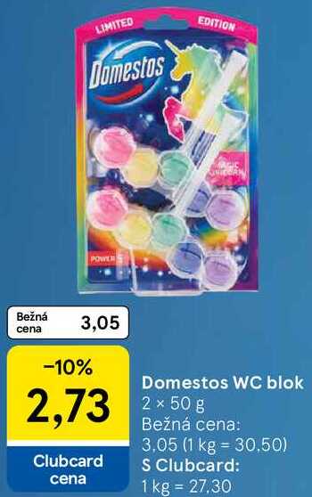 Domestos WC blok, 2x 50 g