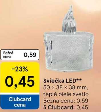 Sviečka LED