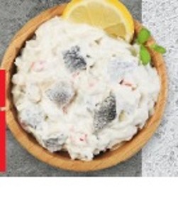 Rybací šalát Fit s jogurtom
