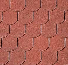 ONDULINE ASFALTOVÝ ŠINDEĽ BARDOLINE CLASSIC BOBROVKA, ČERVENÁ, 2m2