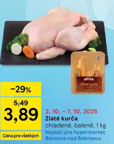 Zlaté kurča, 1 kg