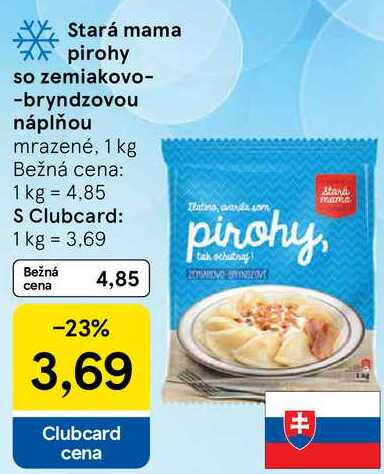 Stará mama pirohy so zemiakovo-bryndzovou náplňou, 1 kg