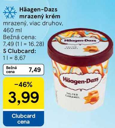 Häagen-Dazs mrazený krém, 460 ml