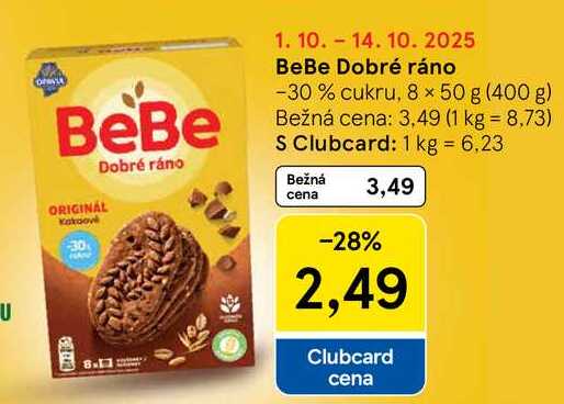 BeBe Dobré ráno, 8x 50 g 