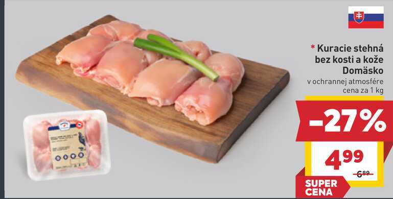 Kuracie stehná bez kosti a kože 1 kg 