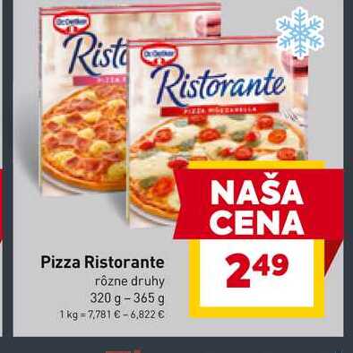Dr. Oetker Ristorante Pizza 320 g -365 g 