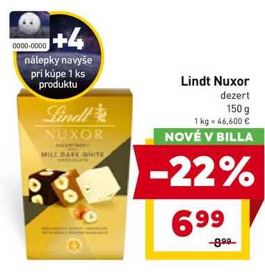 Lindt Nuxor dezert 150 g 