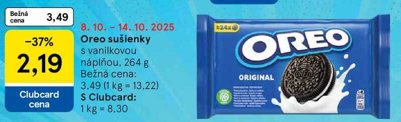 Oreo sušienky, 264 g
