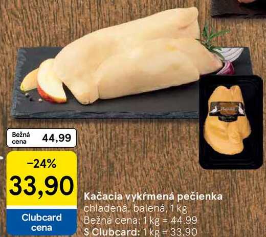 Kačacia vykŕmená pečienka, 1 kg 