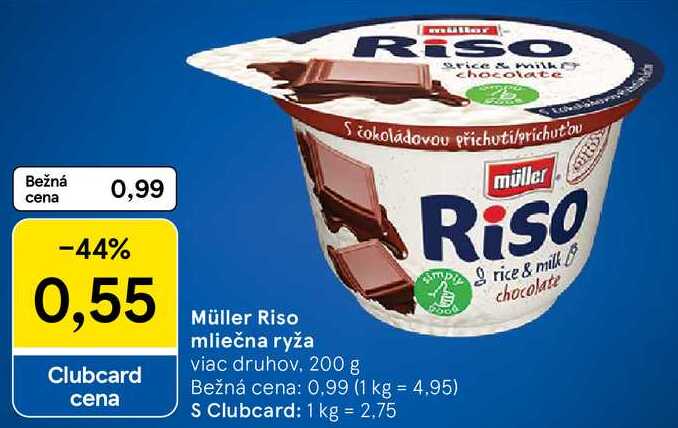 Müller Riso mliečna ryža, 200 g
