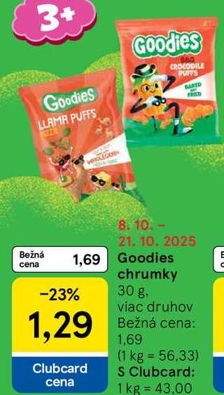 Goodies chrumky, 30 g