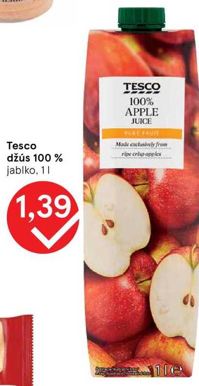 Tesco džús 100 %, 1 l
