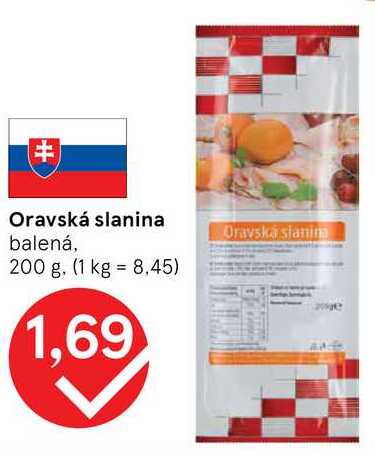 Oravská slanina, 200 g