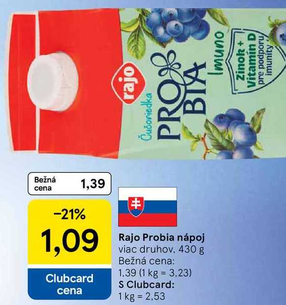 Rajo Probia nápoj, 430 g