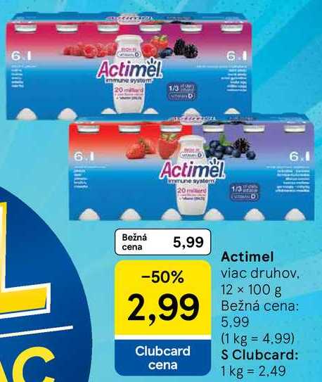 Actimel, 12x 100 g  