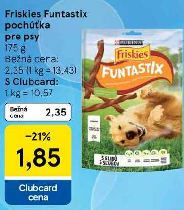 Friskies Funtastix pochúťka pre psy, 175 g