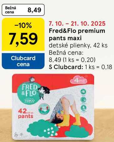 Fred& Flo premium pants maxi, 42 ks 