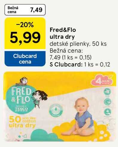 Fred&Flo ultra dry, 50 ks 