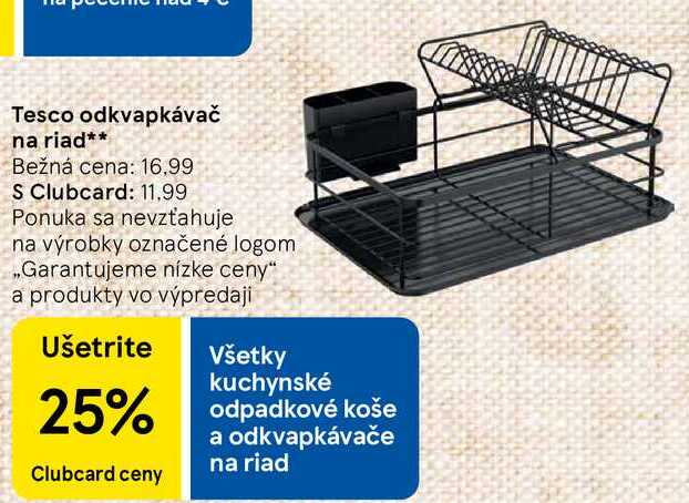Tesco odkvapkávač na riad