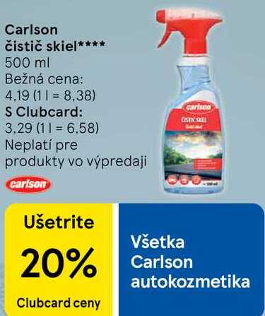 Carlson čistič skiel, 500 ml