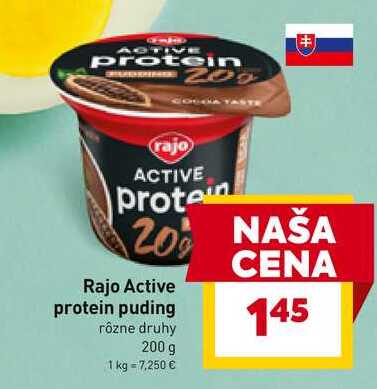 Rajo Active Protein puding 200 g