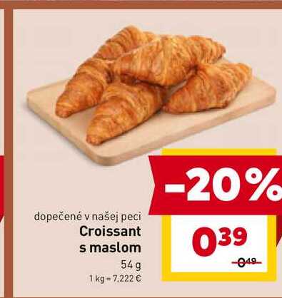 Croissant s maslom 54g