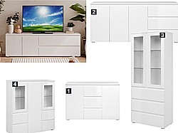 Komodová séria KASSIOPI a vitríny KASSIOPI - 1