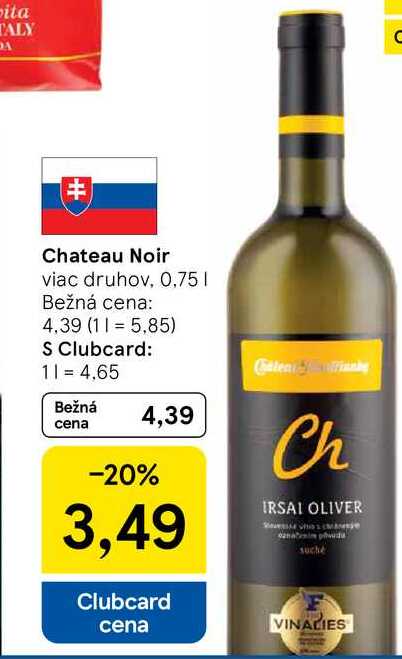 Chateau Noir viac druhov, 0,75l