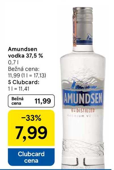 Amundsen vodka 37,5 % 0,7l
