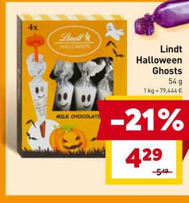 Lindt Halloween Ghosts 54 g