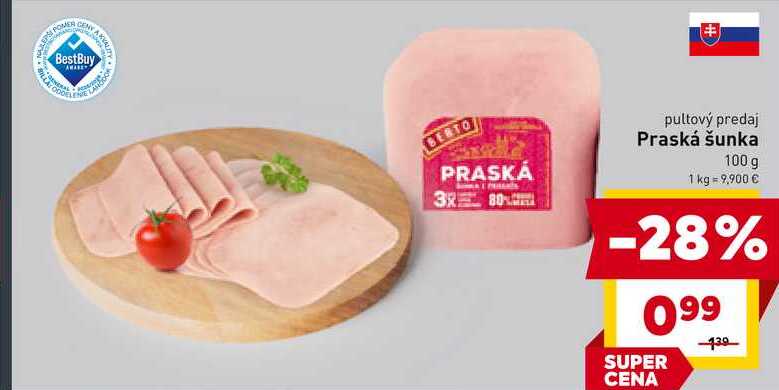 Praská šunka 100 g