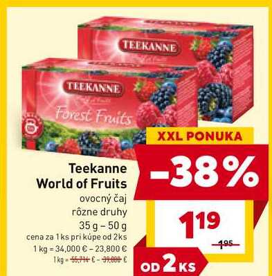 Teekanne World of Fruits 50g