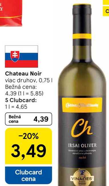 Chateau Noir, 0,75 l