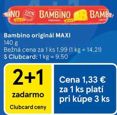 Bambino originál MAXI, 140 g