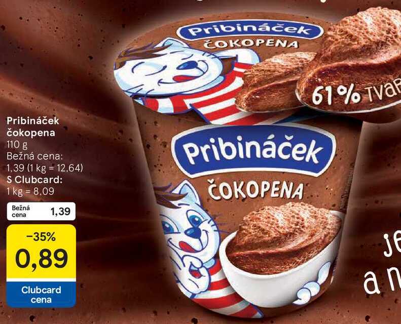 Pribináček čokopena, 110 g 