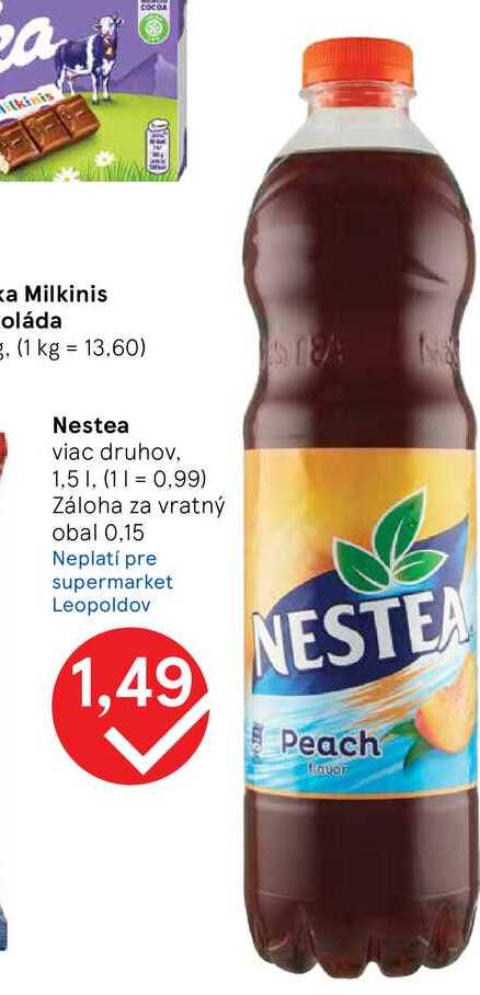 Nestea viac druhov, 1,5 l