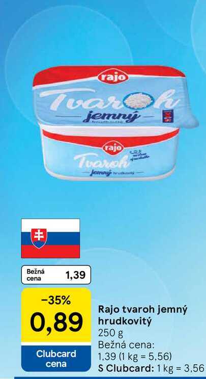 Rajo tvaroh jemný 250g