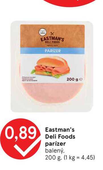 Eastman's Deli Foods parízer balený, 200 g
