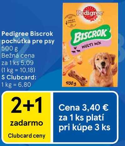 Pedigree Biscrok pochúťka pre psy 500 g