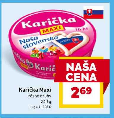 Karička Maxi rôzne druhy 240 g