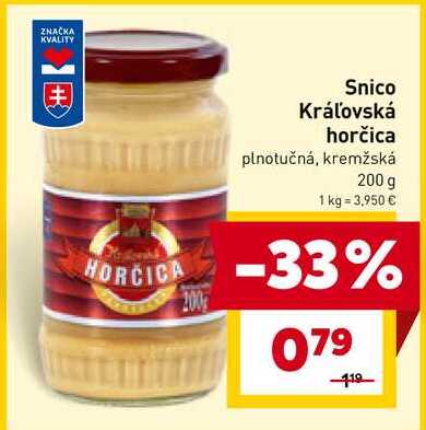 Snico Horčica 200 g