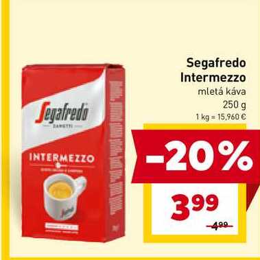 Segafredo Intermezzo mletá káva 250 g