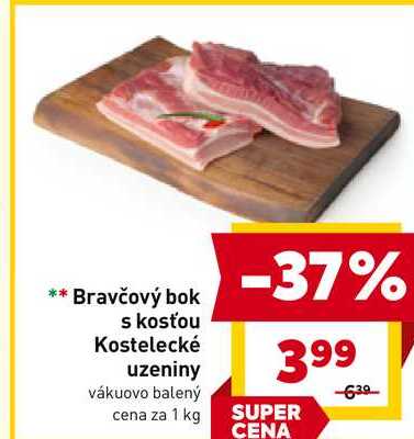 Bravčový bok s kosťou 1kg
